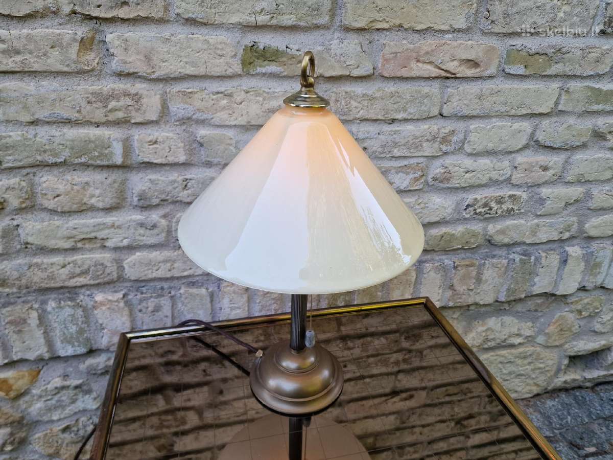Vintažinė mid century žalvarinė stalinė lempa - nuotraukos Nr. 5