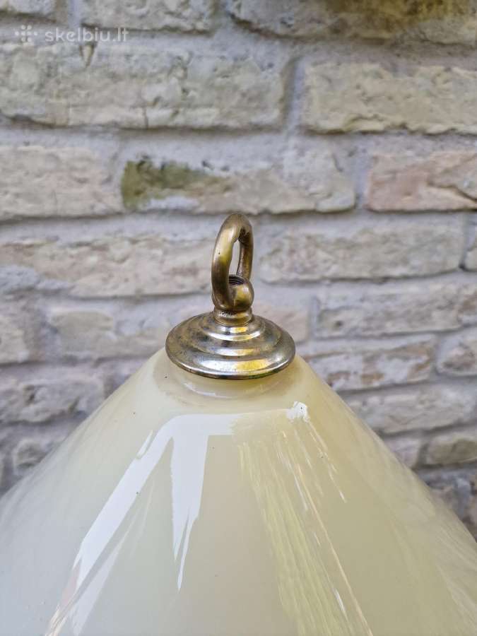 Vintažinė mid century žalvarinė stalinė lempa - nuotraukos Nr. 8