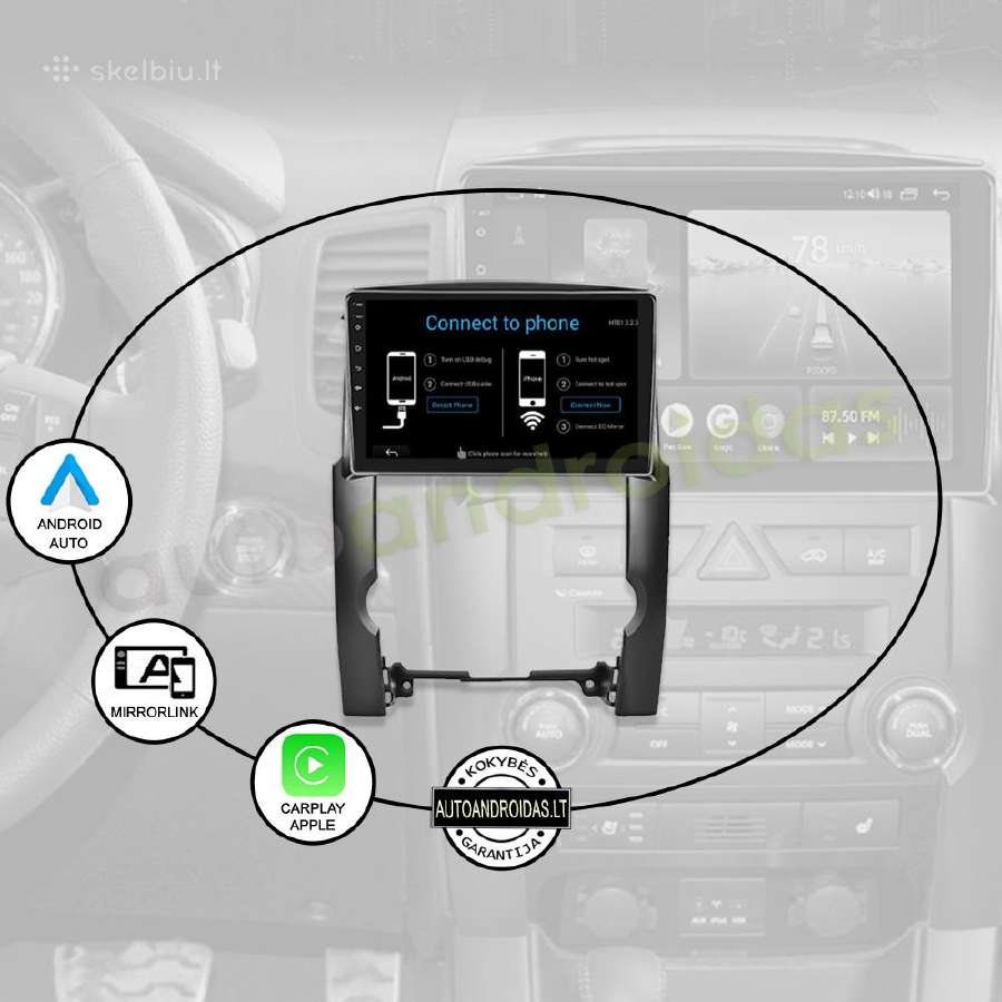 Kia Sorento 2009-12 Android multimedia GPS/WiFi/bt - nuotraukos Nr. 10