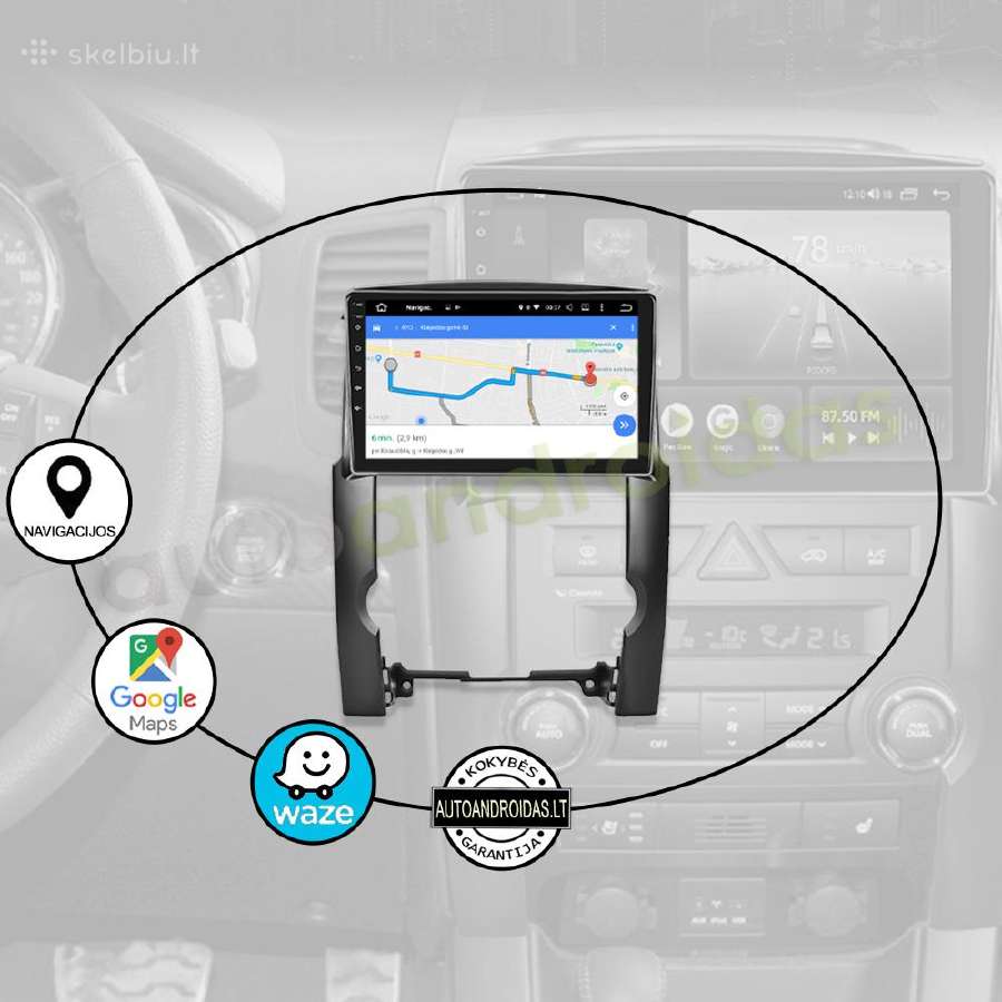 Kia Sorento 2009-12 Android multimedia GPS/WiFi/bt - nuotraukos Nr. 11
