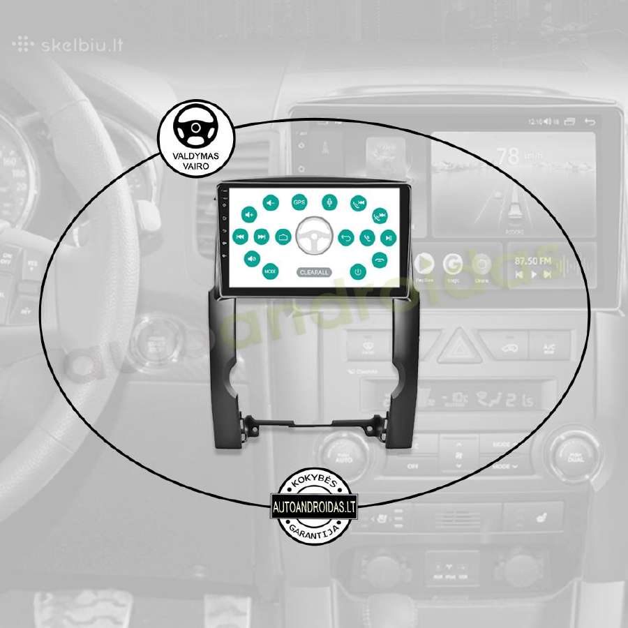 Kia Sorento 2009-12 Android multimedia GPS/WiFi/bt - nuotraukos Nr. 12