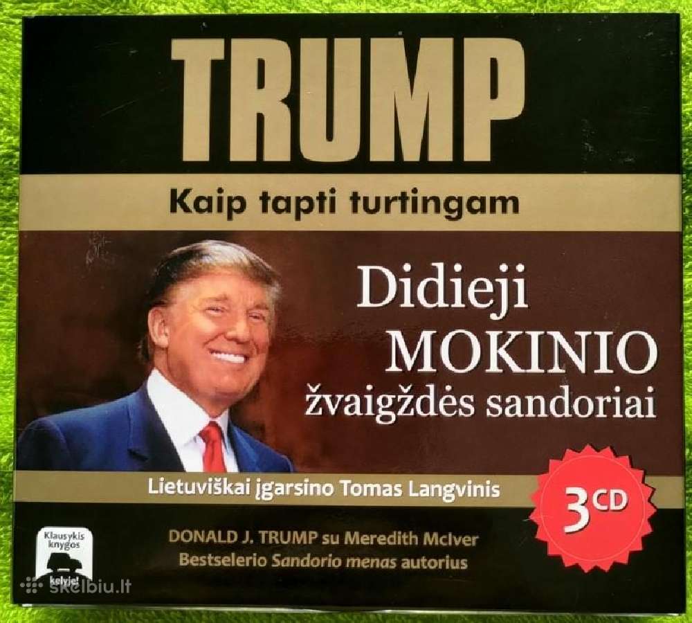-Audio CD Donald Trump kaip tapti turtingu? / 3cd - nuotraukos Nr. 2