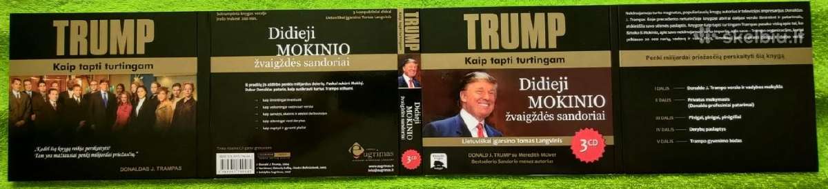 -Audio CD Donald Trump kaip tapti turtingu? / 3cd - nuotraukos Nr. 5