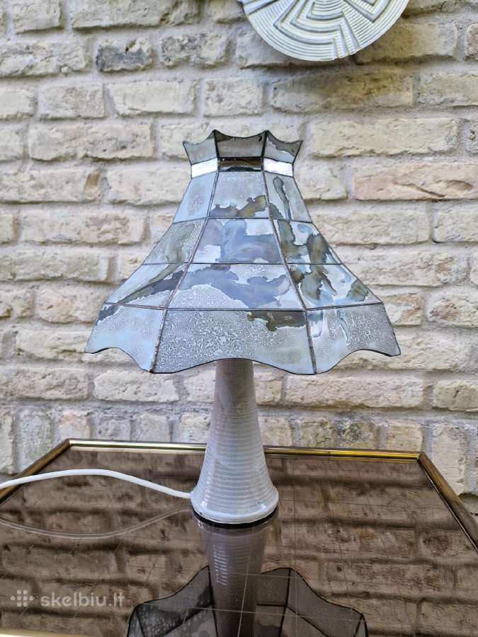 Vintažinė mid century autorinė stalinė lempa - nuotraukos Nr. 4