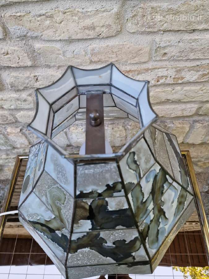 Vintažinė mid century autorinė stalinė lempa - nuotraukos Nr. 8