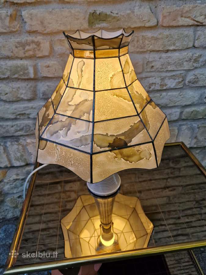Vintažinė mid century autorinė stalinė lempa - nuotraukos Nr. 34