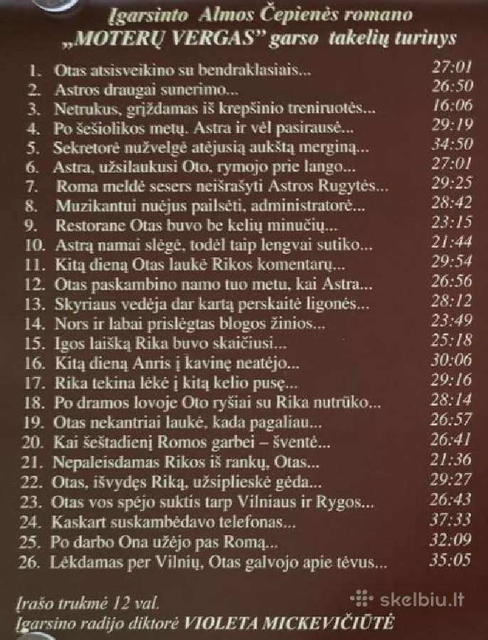 Alma Čepienė Moterų vergas / Mp3 - nuotraukos Nr. 6