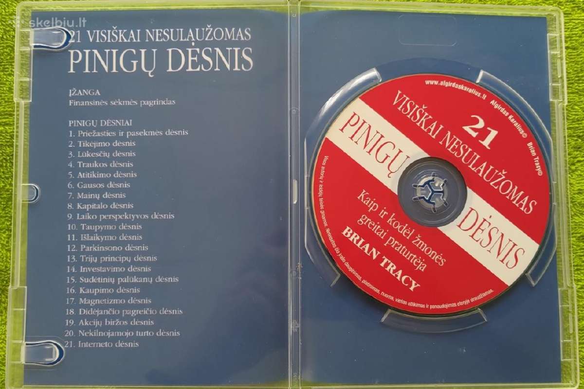 *Brian Tracy 21 pinigų dėsnis / CD - nuotraukos Nr. 5