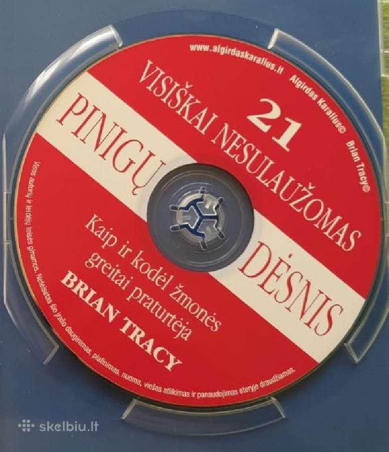 *Brian Tracy 21 pinigų dėsnis / CD - nuotraukos Nr. 6