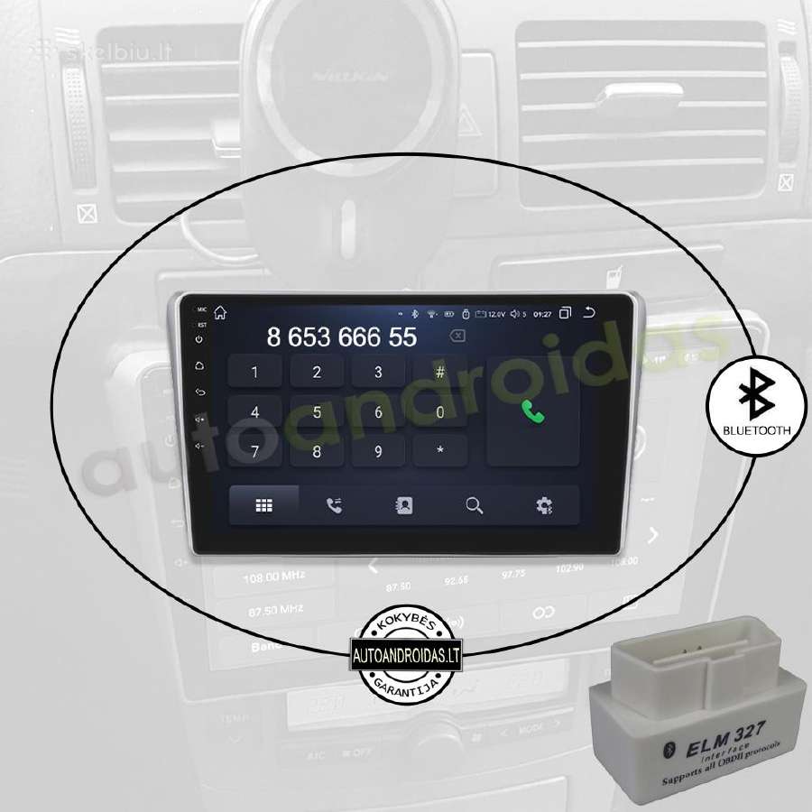 Toyota Avensis T25 2002-08 Android multimedia GPS - nuotraukos Nr. 5