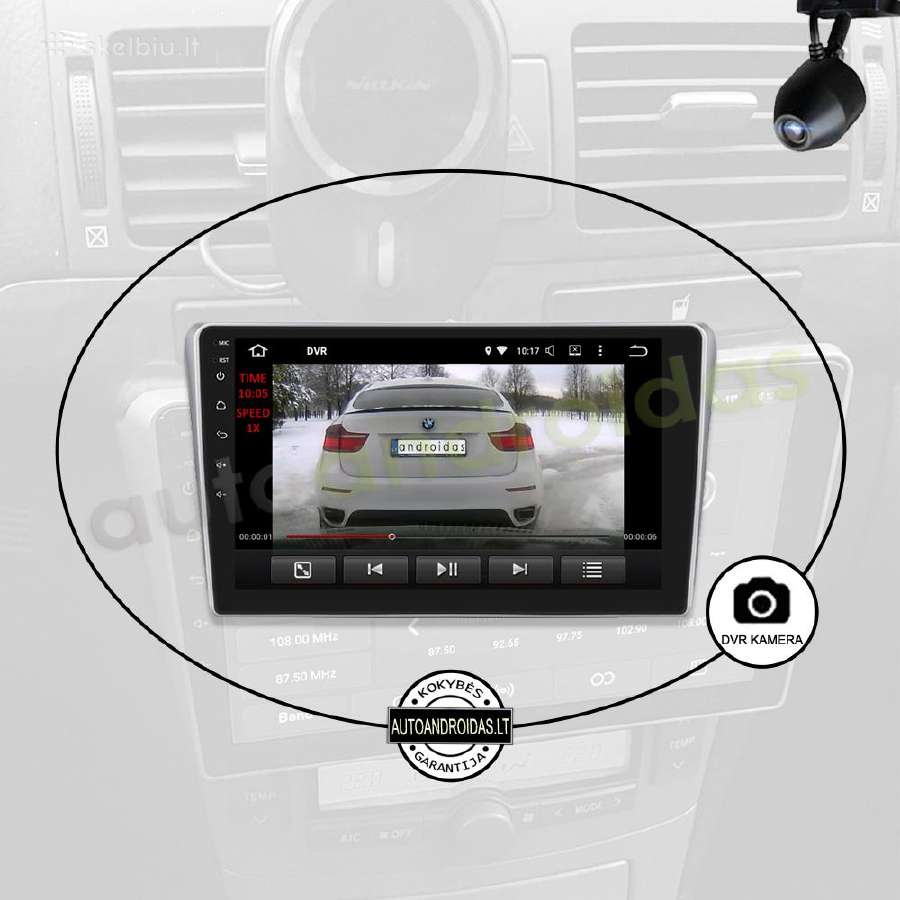 Toyota Avensis T25 2002-08 Android multimedia GPS - nuotraukos Nr. 8