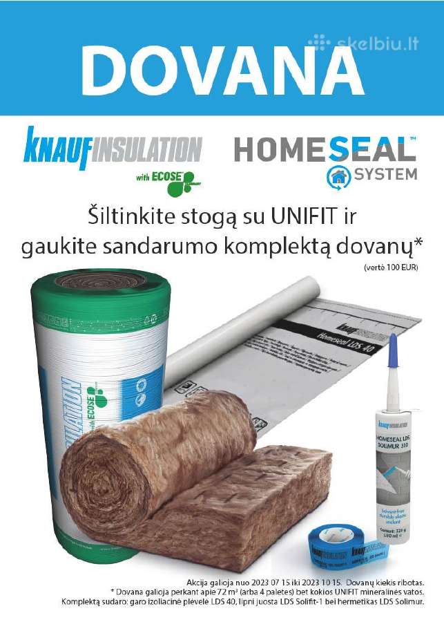 Knauf Insulation vata gera kaina! - nuotraukos Nr. 2
