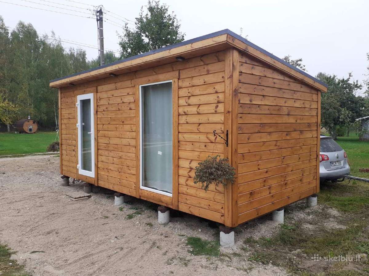Sodo namelis, pirtis, sandėliukas 3x6 m. - nuotraukos Nr. 4