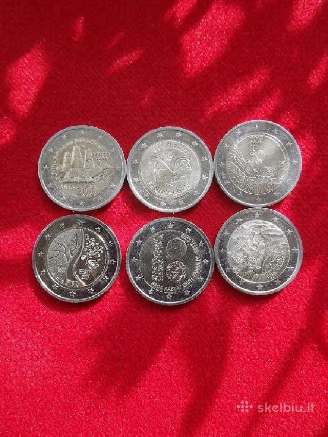 Estijos jubiliejinės dvieurės monetos