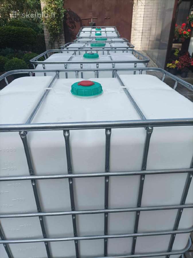 1000 ltr. vandens talpos, Ibc konteineriai, kubas. - nuotraukos Nr. 3