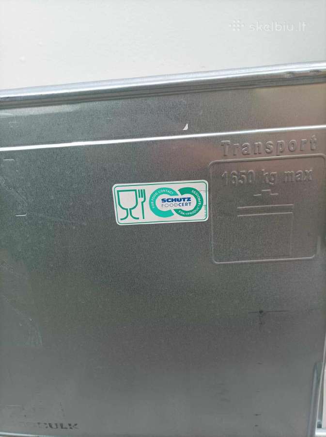 1000 ltr. vandens talpos, Ibc konteineriai, kubas. - nuotraukos Nr. 5