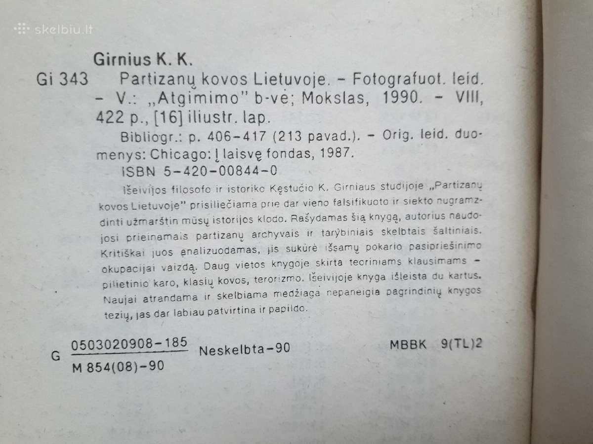 Tauro apygardos partizanų ryšininko knygos - nuotraukos Nr. 20
