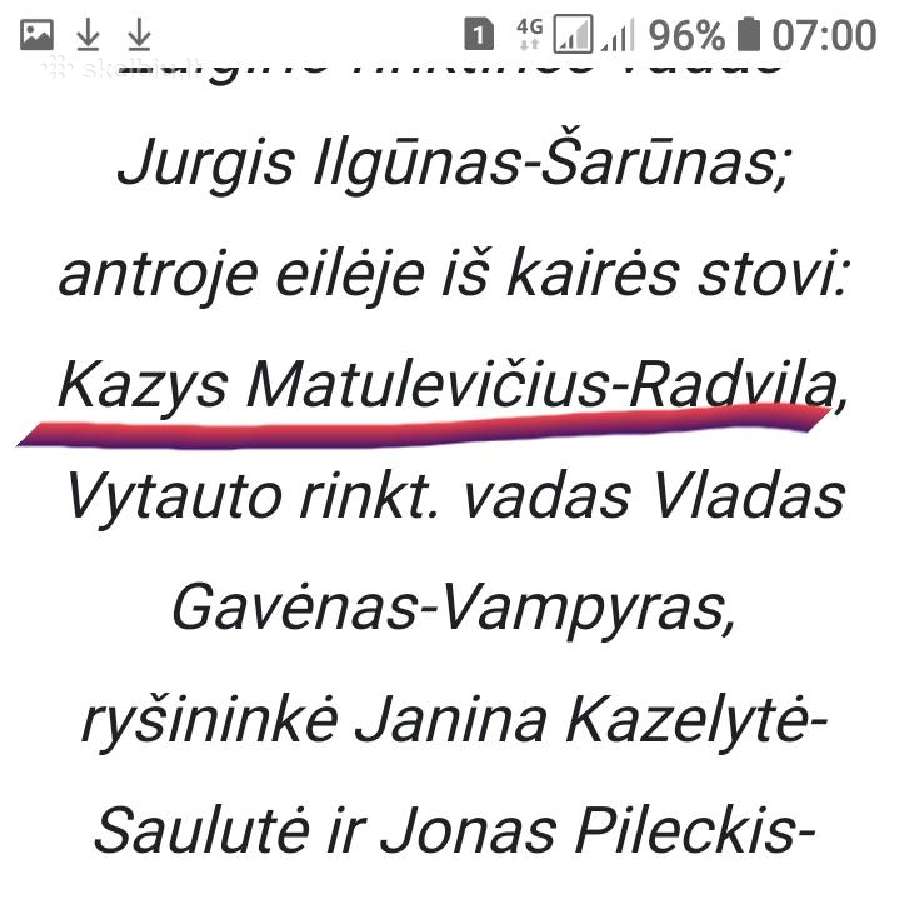 Tauro apygardos partizanų ryšininko knygos - nuotraukos Nr. 21