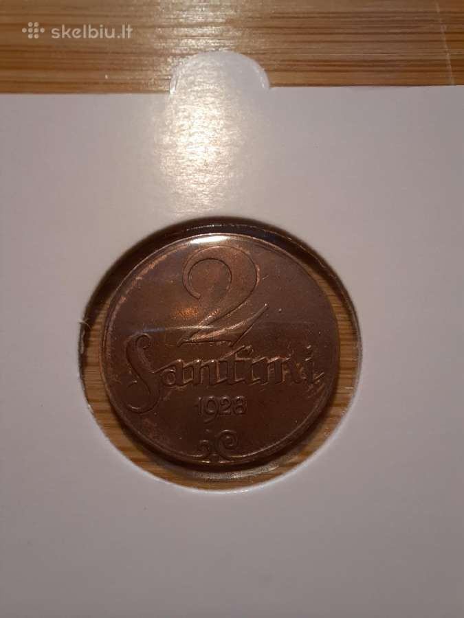 2 santimai 1928 Latvija