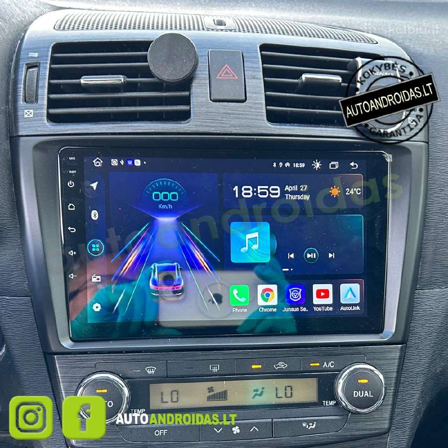 Toyota Avensis T27 2008-15 Android multimedia GPS
