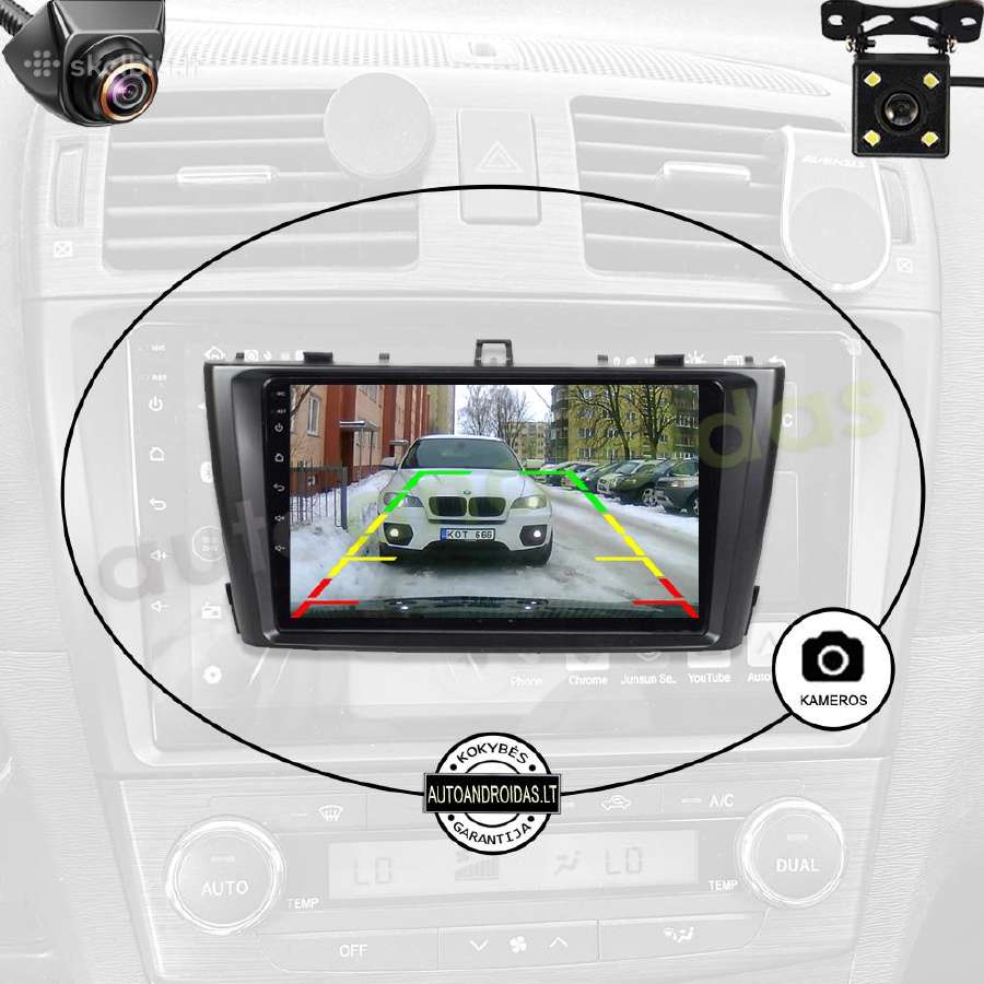 Toyota Avensis T27 2008-15 Android multimedia GPS - nuotraukos Nr. 7