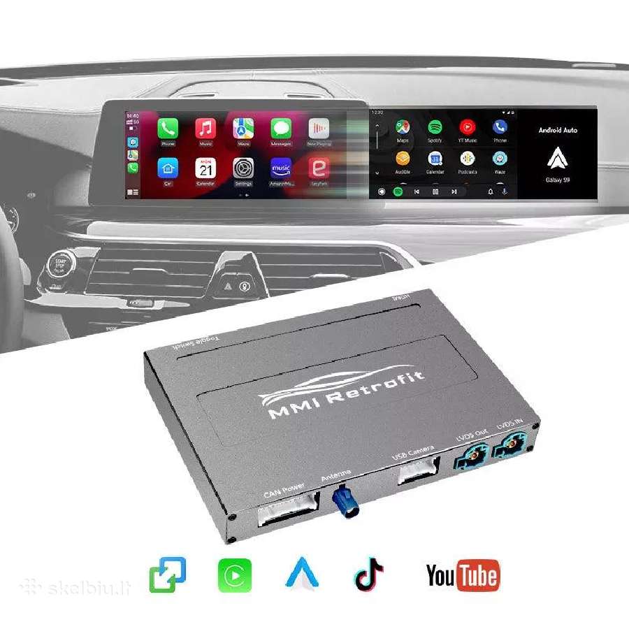 Bmw carplay-android auto mmi dėžutė, priedelis