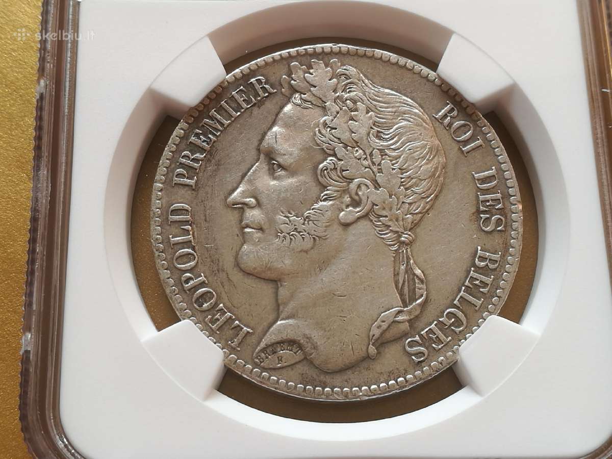 Belgija 5 frankai 1834 - nuotraukos Nr. 2