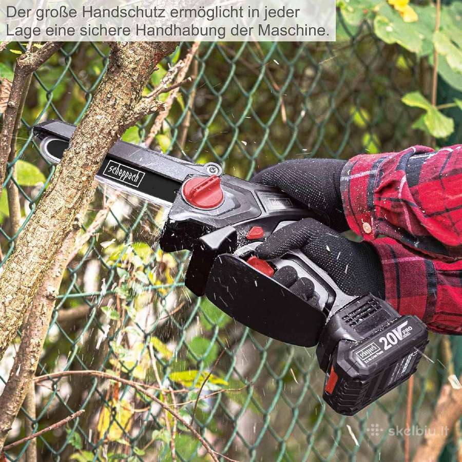 Akumuliatorinis gradininis pjūklas be šepetėlių - nuotraukos Nr. 5
