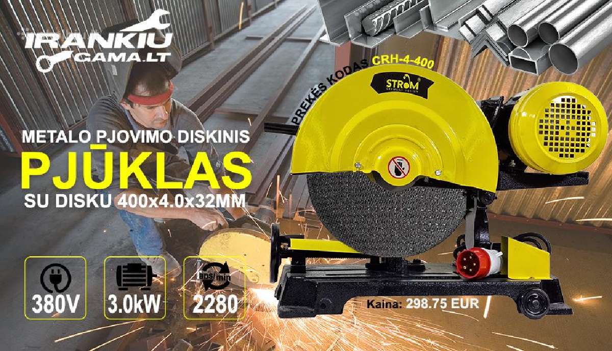 Trifazis Metalo pjovimo diskinis pjūklas strom