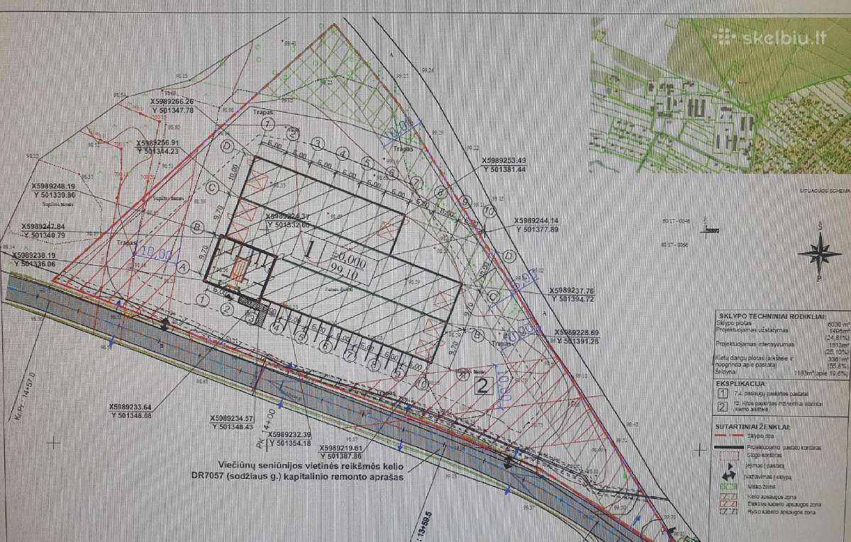 Projektas sandėlio ir administracinių patalpų. - nuotraukos Nr. 14