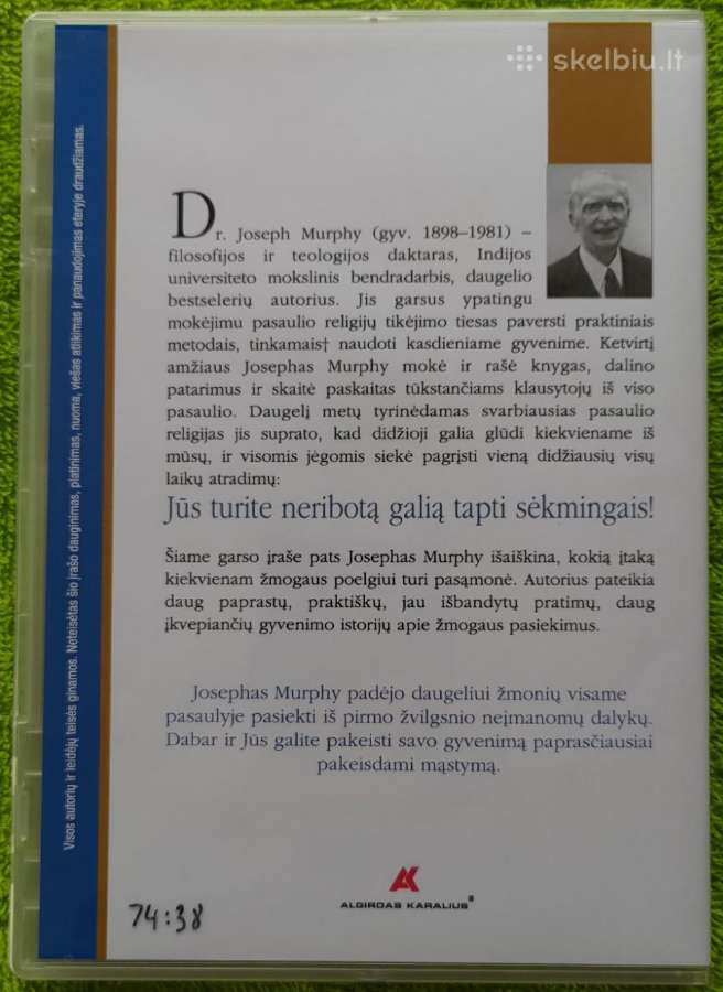 *Joseph Murphy / CD garso knyga - nuotraukos Nr. 4