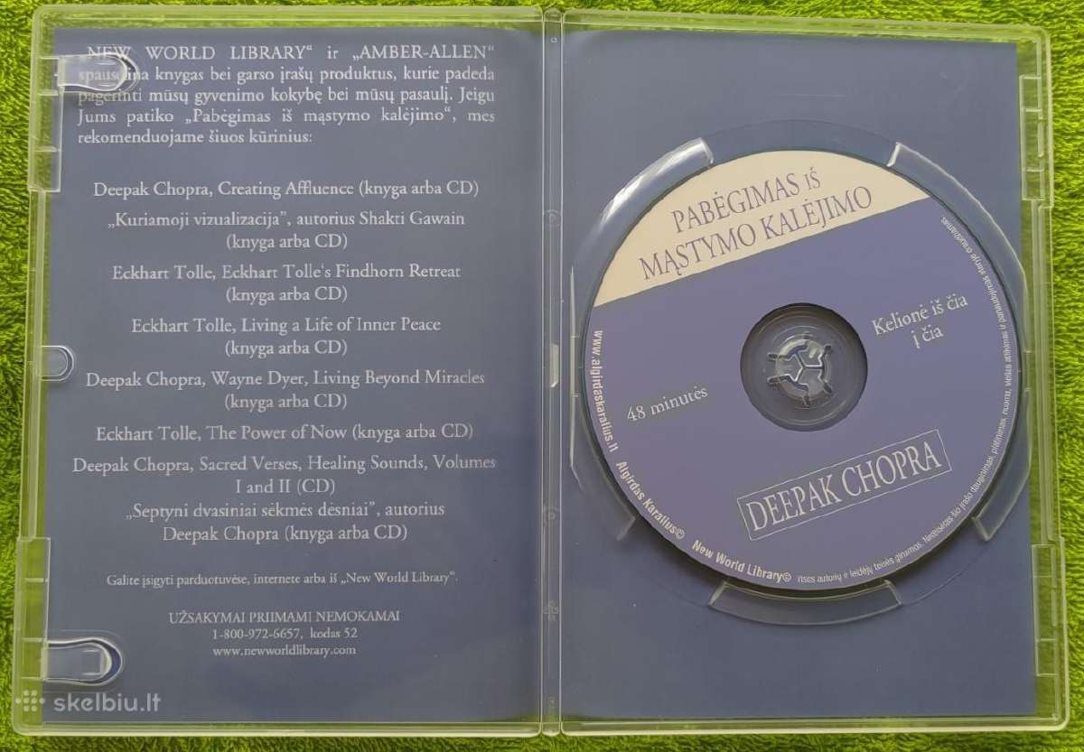 *Deepak Chopra pabėgimas iš mąstymo kalėjimo / CD - nuotraukos Nr. 4