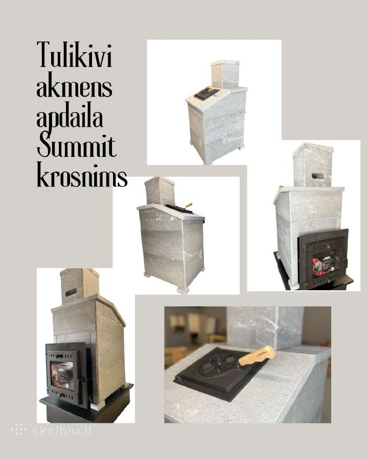 Summit ketaus pirties krosnis su muilo akmens apda - nuotraukos Nr. 7