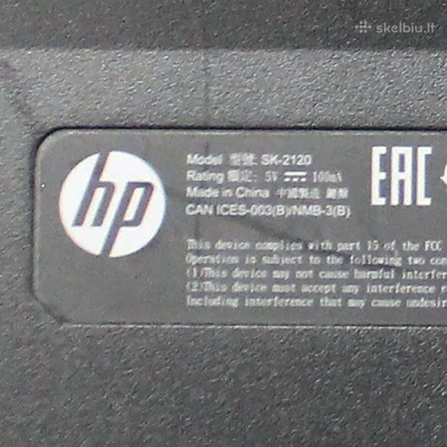 Originali Hp Pc klaviatura - nuotraukos Nr. 3
