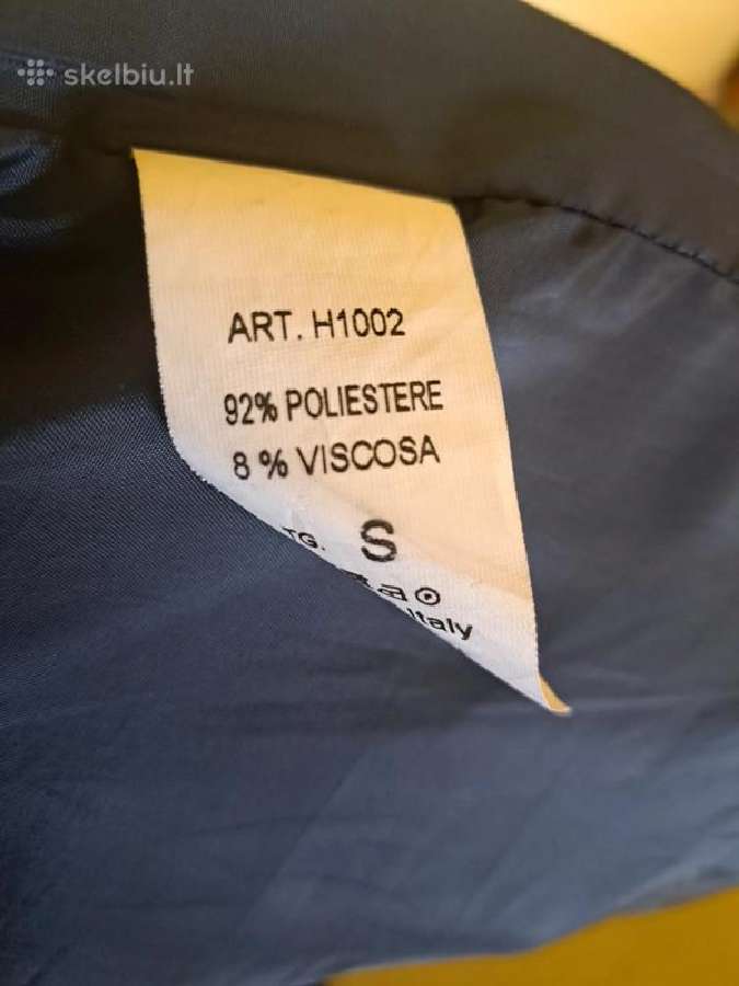 Susiaučiamas ilgas madingas paltas S - nuotraukos Nr. 4