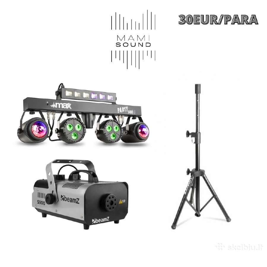 Garso ir šviesų aparatūros nuoma - nuotraukos Nr. 16