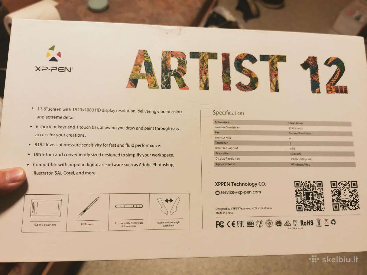 Piešimo Pančetė Artist 12 - nuotraukos Nr. 3
