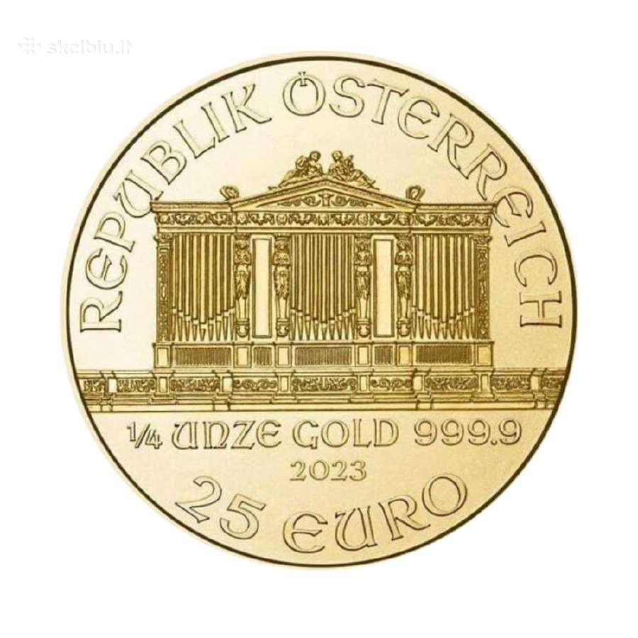1/4 oz auksinė moneta Vienos Filharmonija, 2023 - nuotraukos Nr. 2