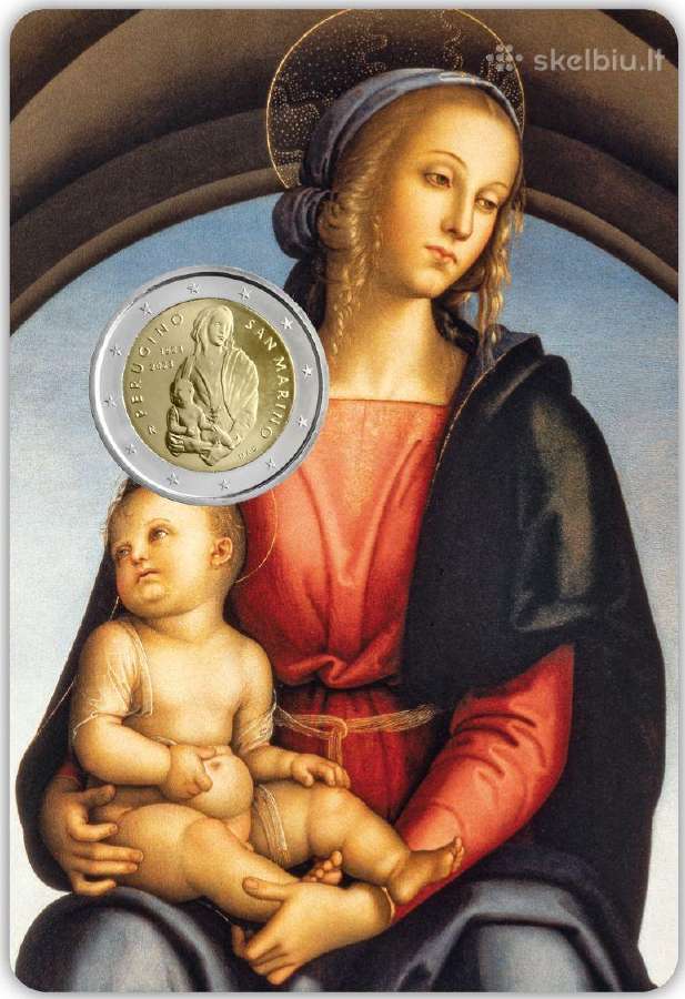 San Marino 2023 2 euro moneta Pietro Perugino