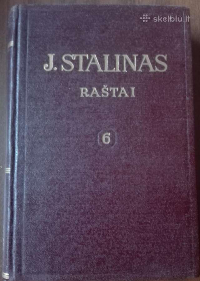 812. Antikvarinės-kolekcinės J. V. Stalinas Raštai