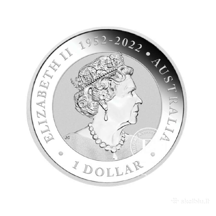 Sidabrinė moneta Australijos Emu, Australija 2023 - nuotraukos Nr. 2