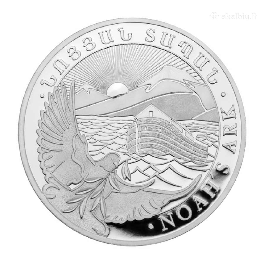 Sidabrinė moneta Nojaus Arka, Armėnija 2023