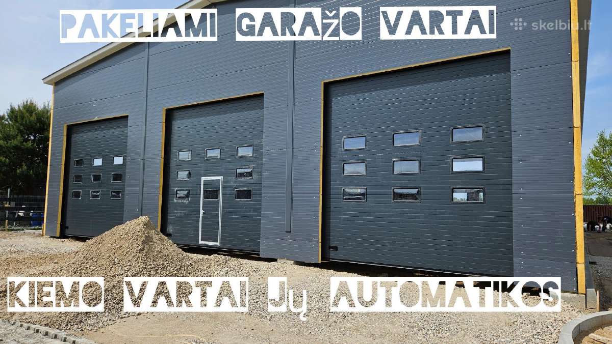 Pakeliami garažo vartai, kiemo vartai,remontas. - nuotraukos Nr. 3