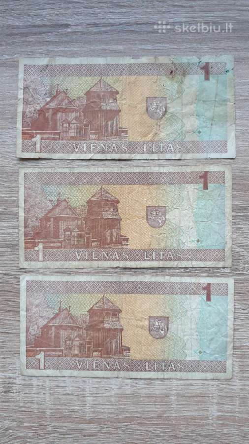 1994 metų 1 litai - nuotraukos Nr. 2