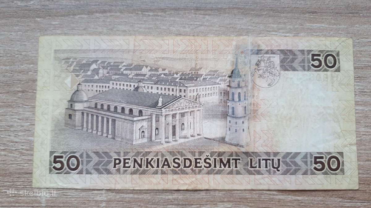 1993 metų 50 litų - nuotraukos Nr. 2