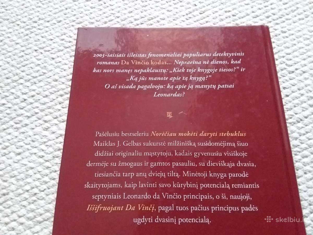 Michael J. Gelb Iššifruojant Da Vinčį - nuotraukos Nr. 5