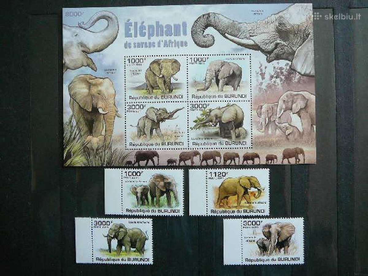Drambliai Burundis 2011 Mnh bur1294