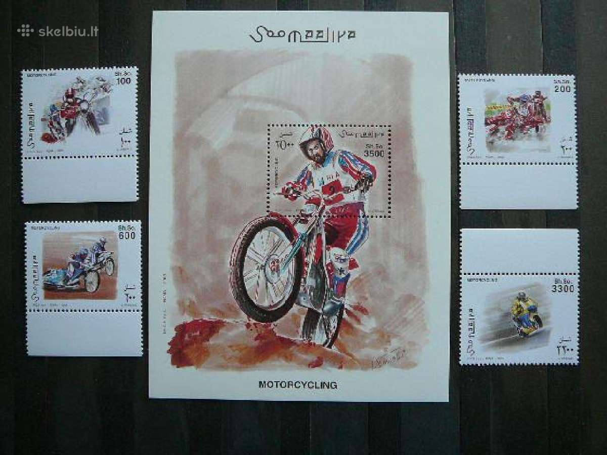 Motociklai Somalis 2003 Mnh sml568
