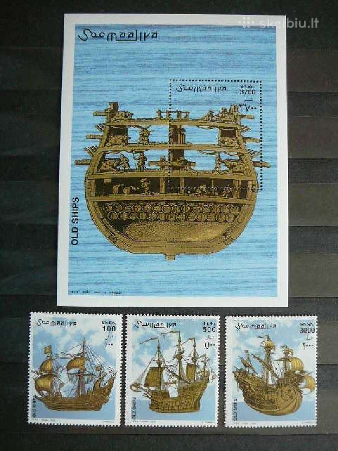 Burlaiviai Laivai Somalis 2002 Mnh sml979