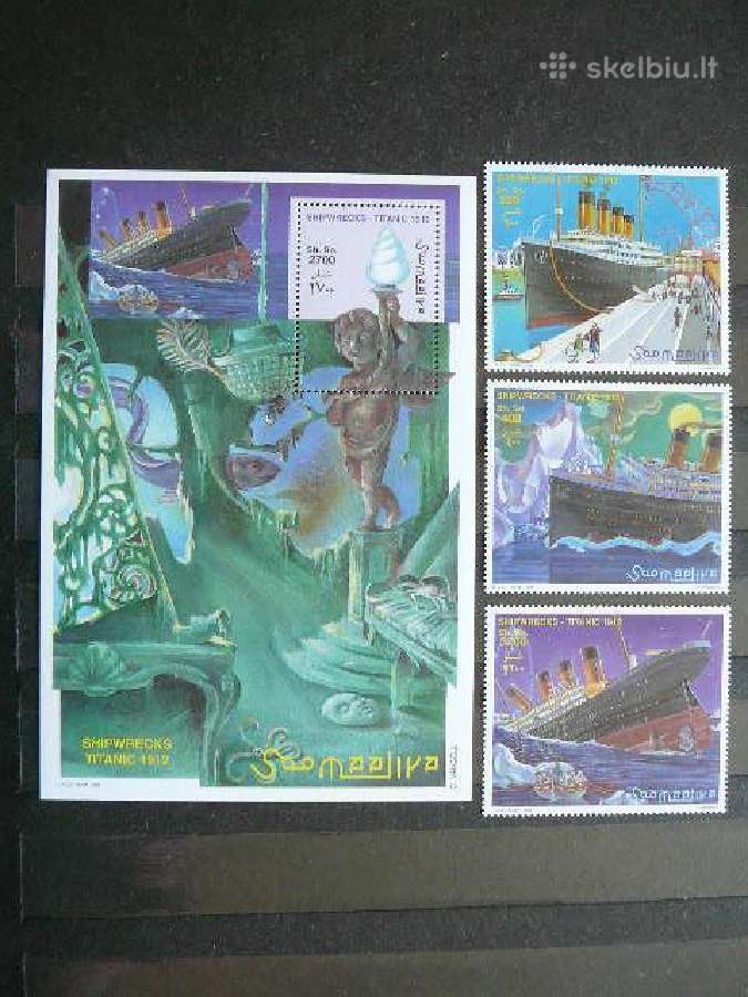 Titanikas Laivai Somalis 1998 Mnh sml722